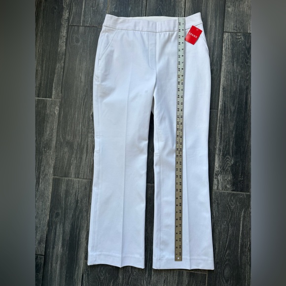 SPANX NWT Women’s On-the-Go  Straight Pant | Color: White | Sz: M - Picture 13 of 16